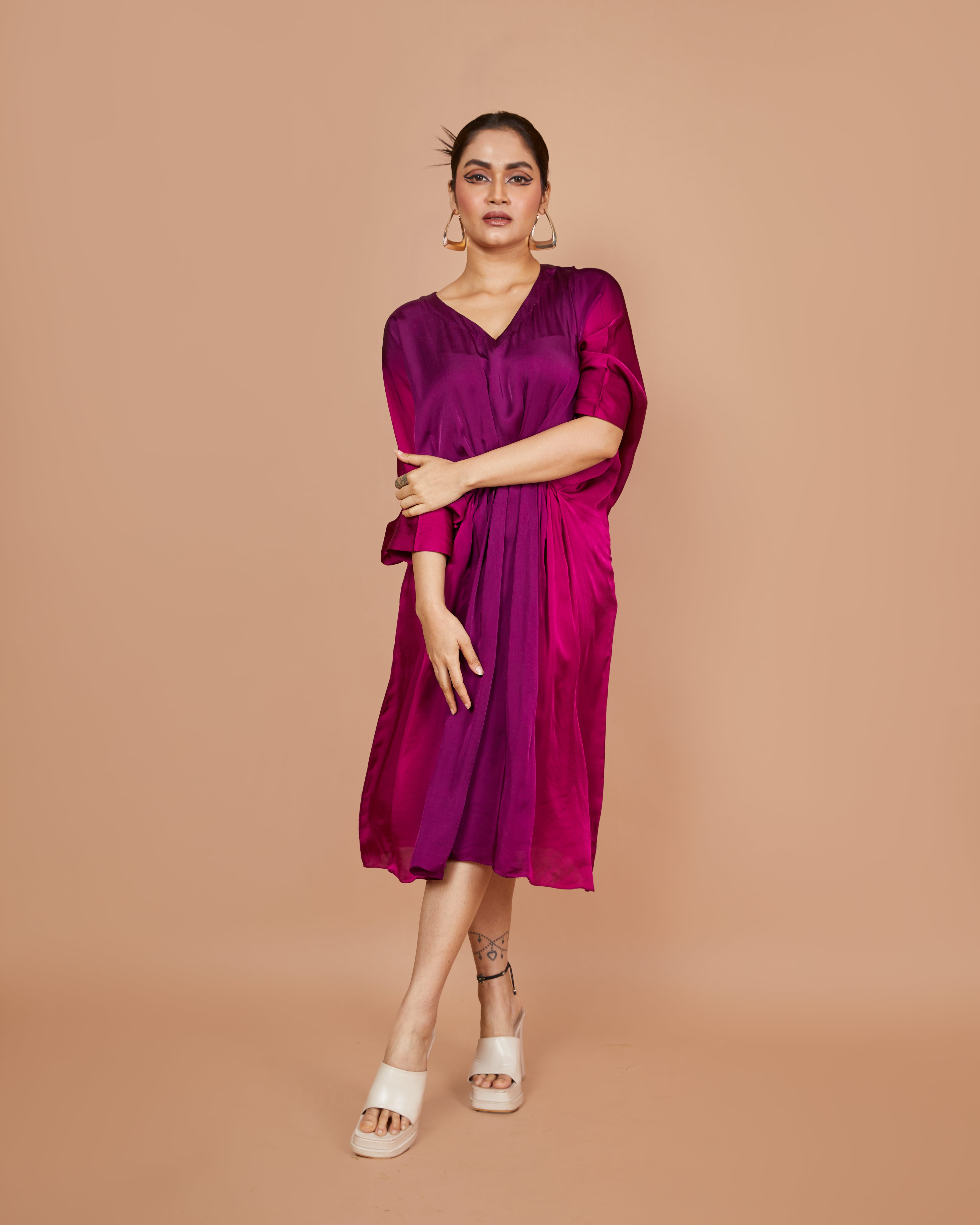 Ibiza Purple Ombre Kaftan