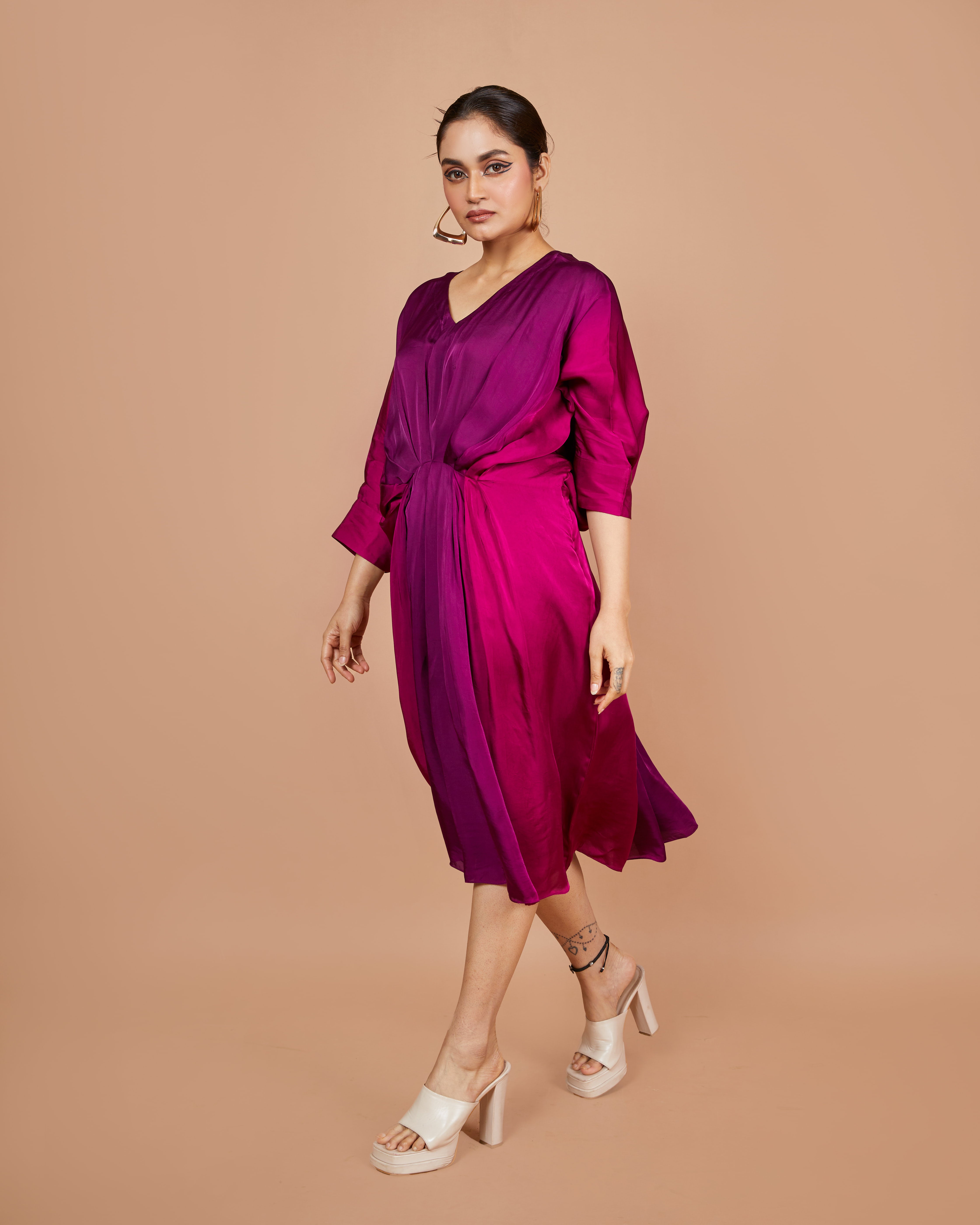 Ibiza Purple Ombre Kaftan