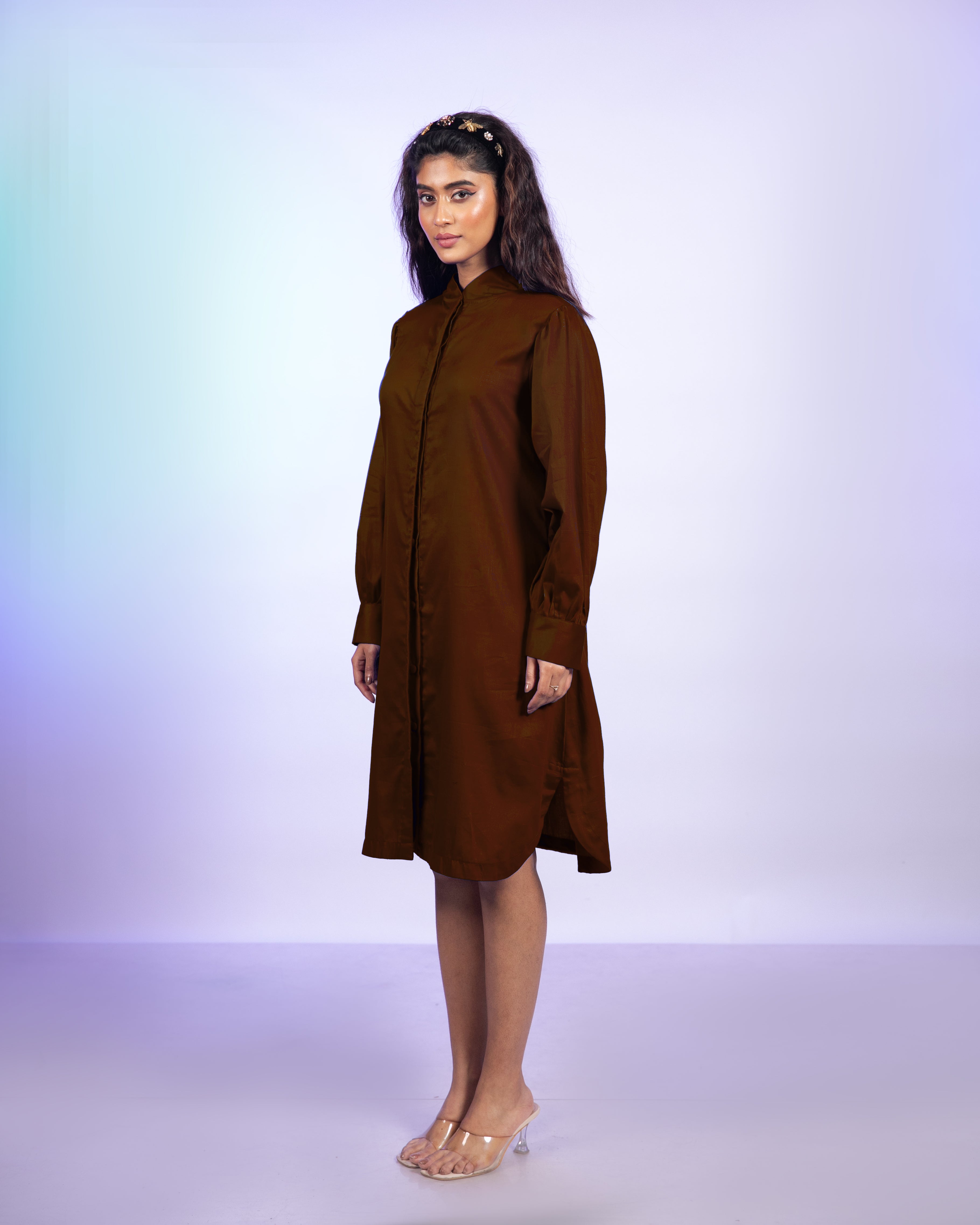 Espresso Brown Shirt Dress Sangria Soul Espresso Brown Shirt Dress Sangria Soul