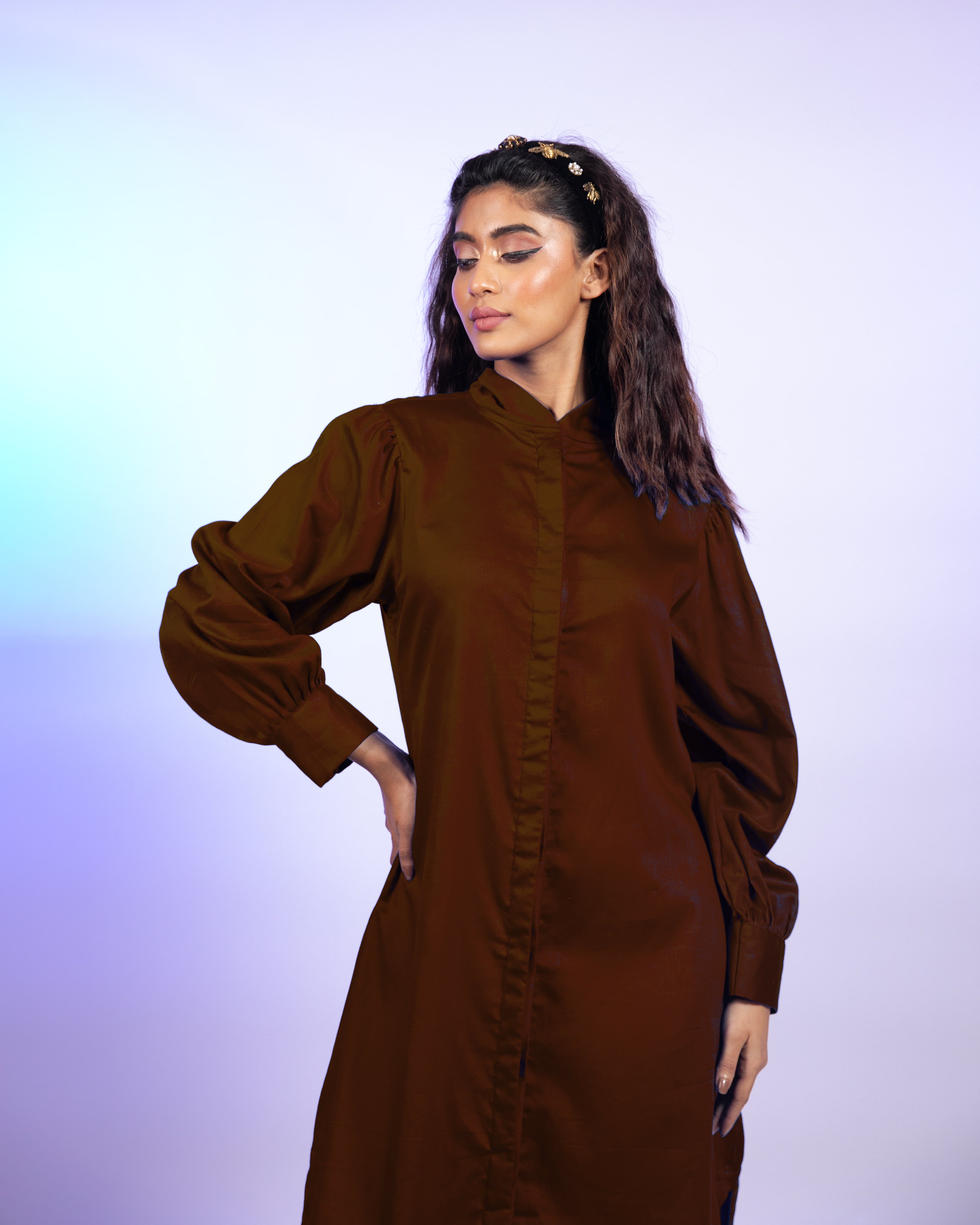 Espresso Brown Shirt Dress Sangria Soul Espresso Brown Shirt Dress Sangria Soul